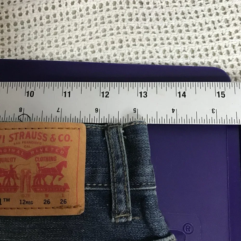 LEVIS 511 WOMENS JEANS SLIM FIT SIZE 26W 26L NWT - Picture 6 of 6